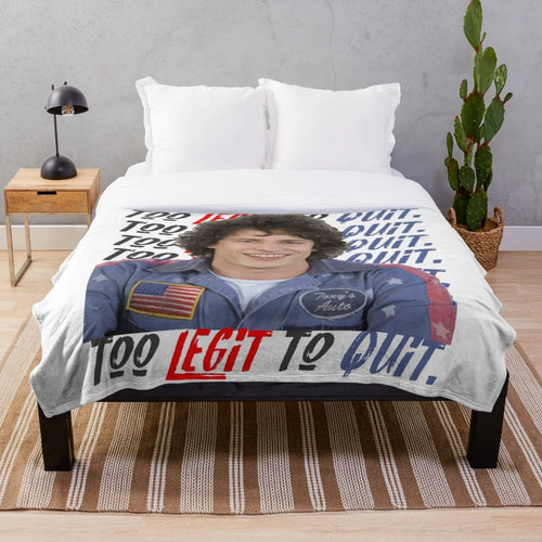 Hot Rod themed plush blanket featuring Andy Samberg