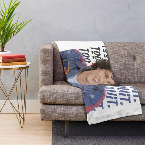 Hot Rod themed plush blanket featuring Andy Samberg