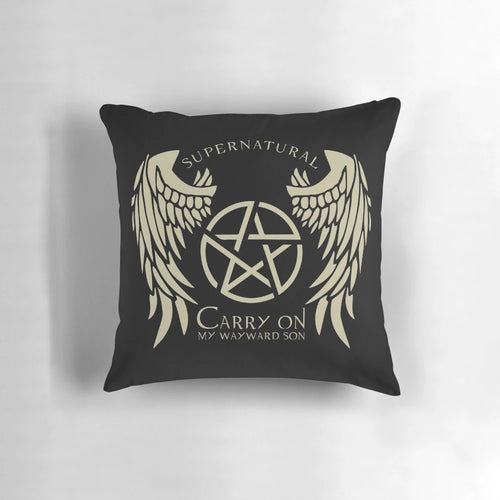 Celestial Carry On Pillow with Angelic Design