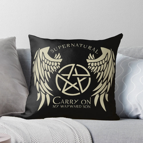 Celestial Carry On Pillow with Angelic Design