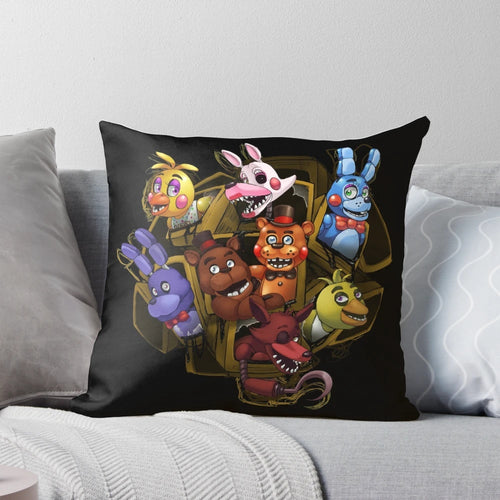 Five Nights at Freddy's 2 animatronic-themed pillow