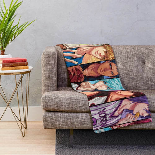 Kuroko No Basket inspired anime basketball plush blanket