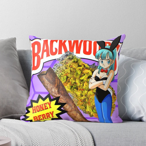 Anime Dragonball Backwoods Vaporwave Aesthetic Pillow