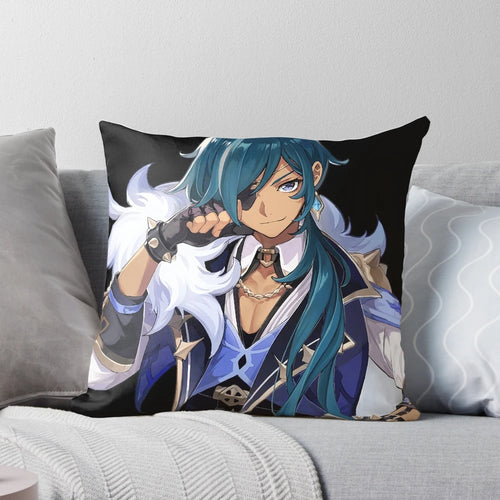Kaeya (Genshin Impact) Pillow, featuring the beloved anime character on a soft, comfortable cushion
