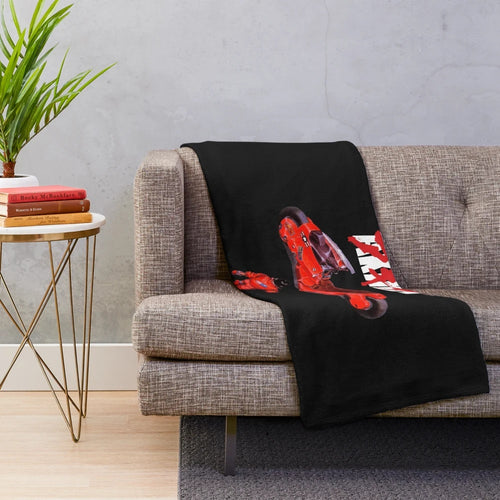 AKIRA anime-themed plush blanket