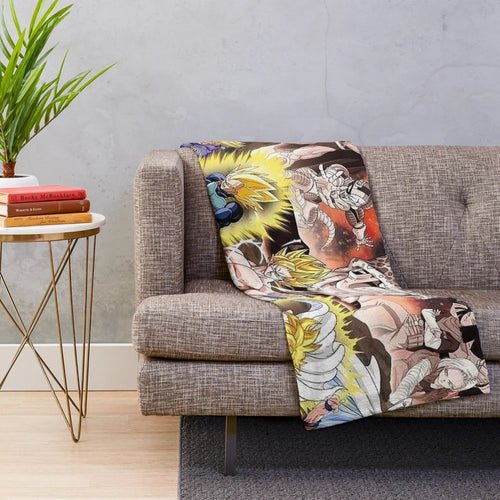 Dragon Ball Z inspired all is good plush blanket