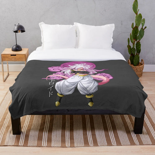 Android 21 Plush Blanket from Dragon Ball Series