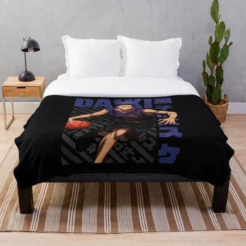 Kuroko no Basket Aomine Daiki Anime Inspired Plush Blanket