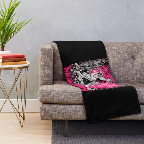 Band Maid inspired plush blanket with fan art design