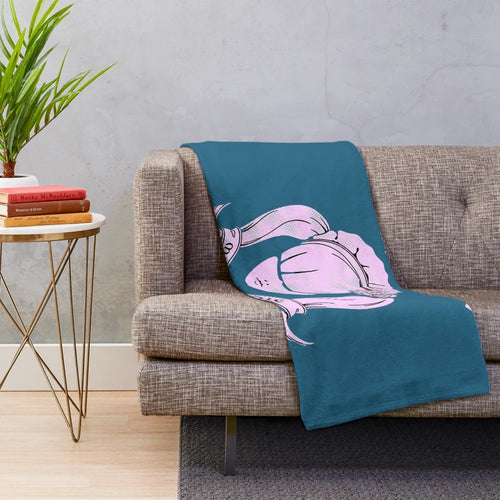 Cozy plush blanket featuring the band logo and artwork of a popular Japanese metal band