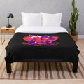 Helluva Boss Millie plush blanket featuring anime-style design