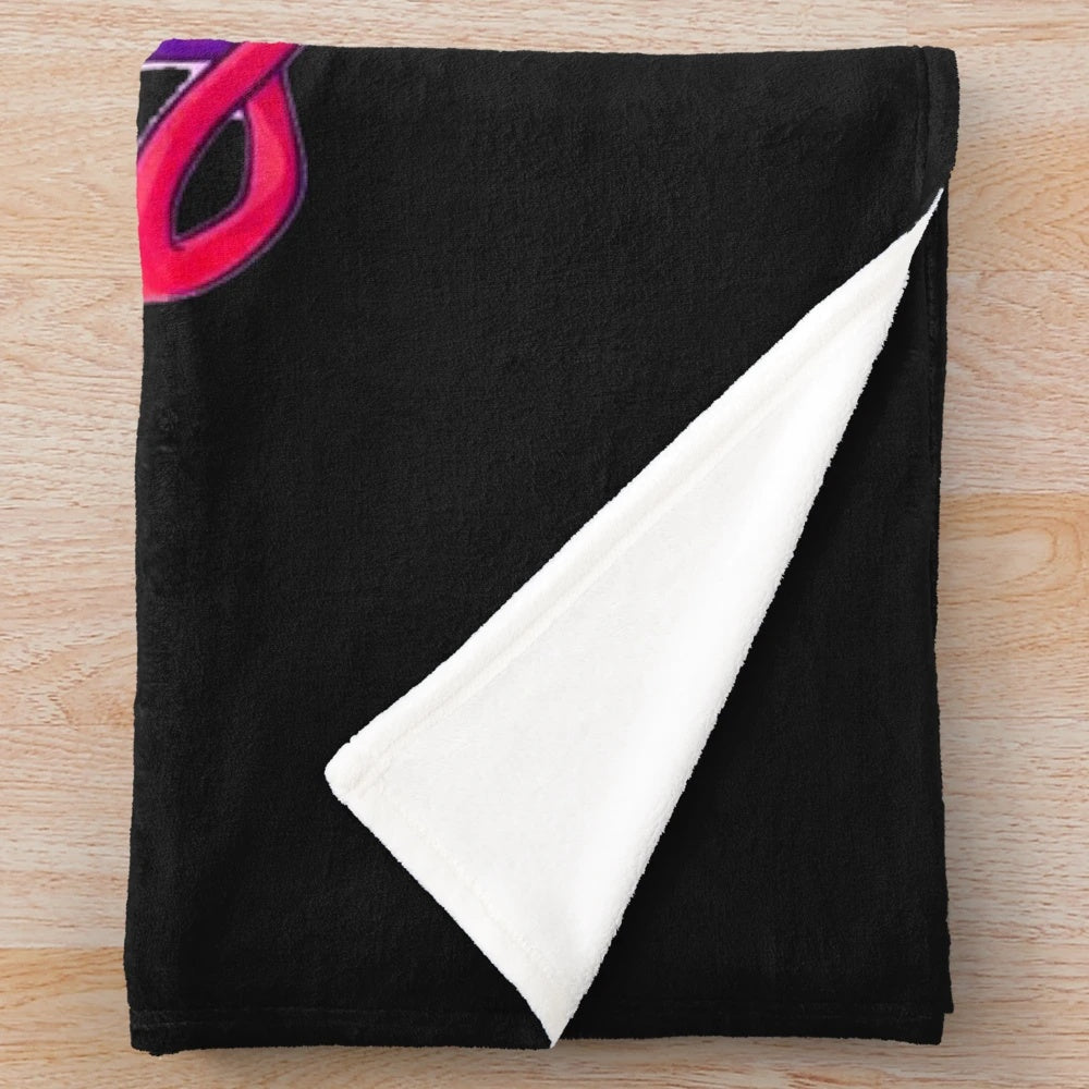 Helluva Boss Millie plush blanket featuring anime-style design