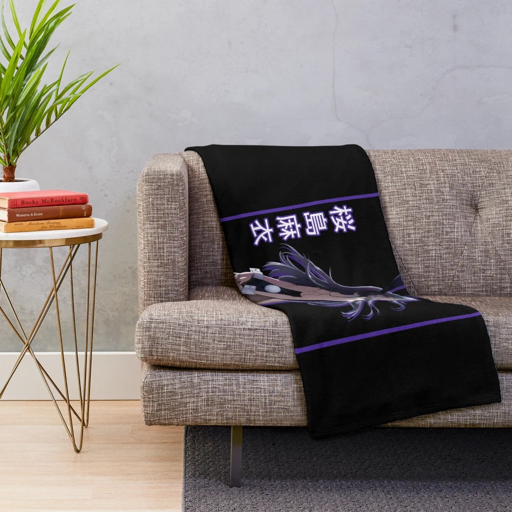 Mai Sakurajima Plush Blanket from the Anime Bunny Girl Senpai