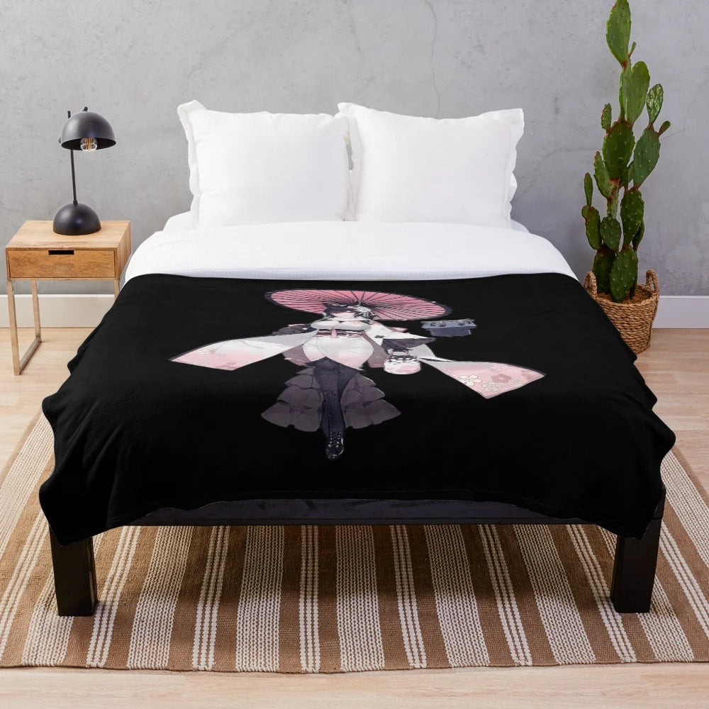 Azur Lane Takao Plush Blanket featuring the character from the popular anime series