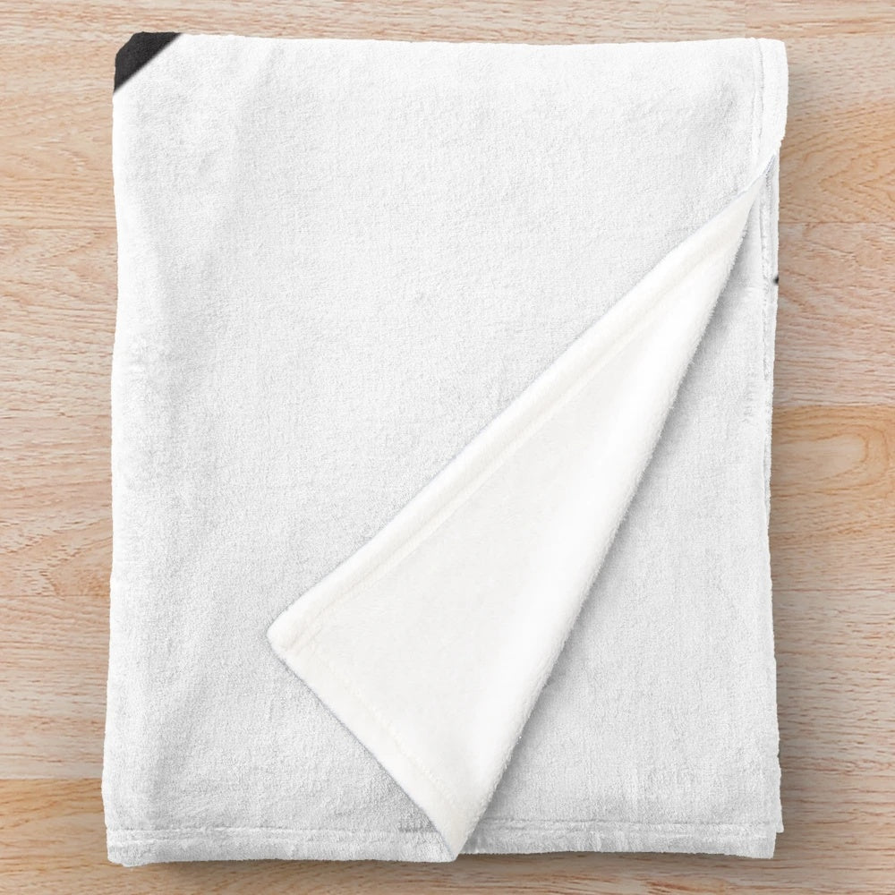 Autechre inspired plush blanket with electronic music logos