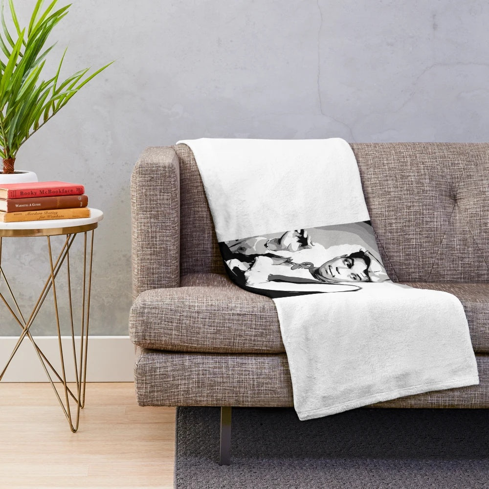 Cantinflas plush blanket featuring the iconic Mexican comedy actor