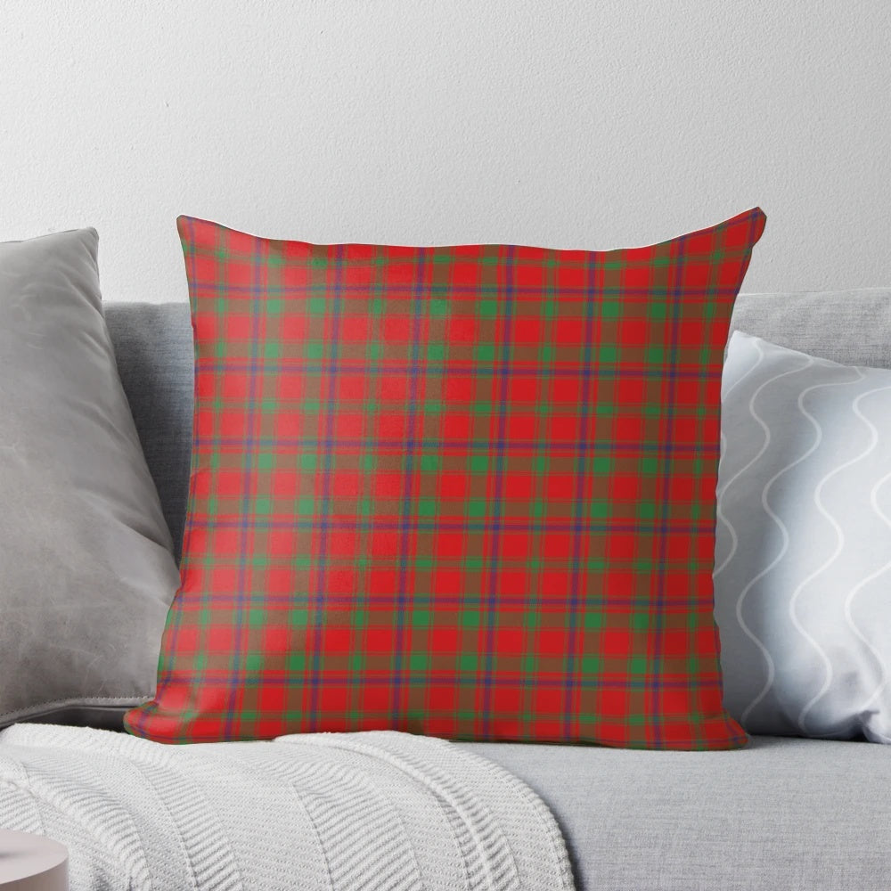 MACCOLL (McColl) tartan pattern printed on a soft, plush pillow
