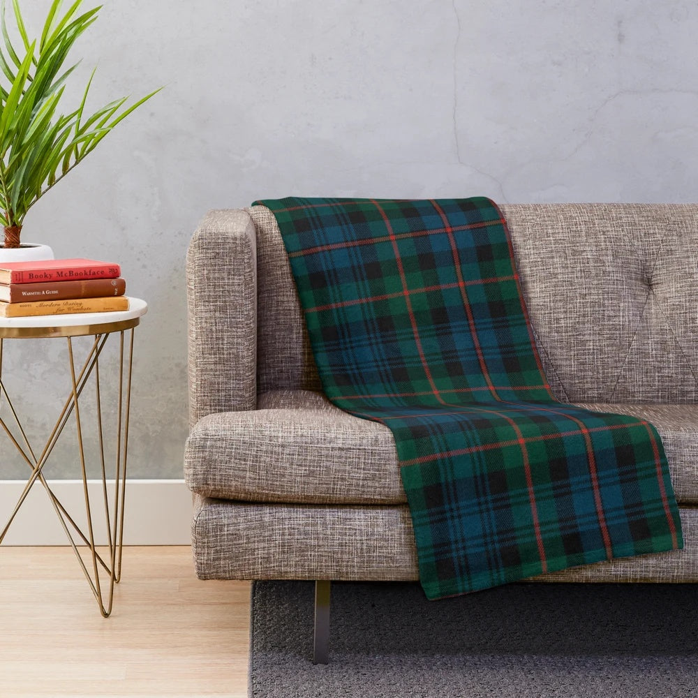 Murray of Atholl Scottish tartan plush blanket