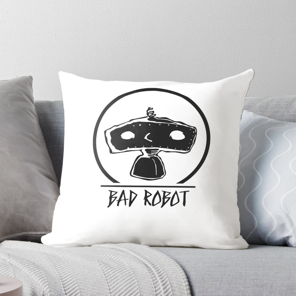 Bad Robots logo printed on a comfortable, high-quality pillow