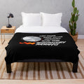 Funny and badass plush blanket with respiratory therapist graphic