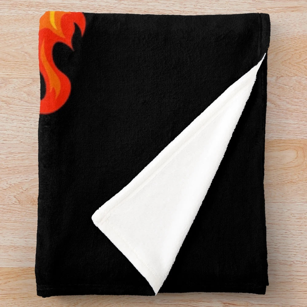 Funny and badass plush blanket with respiratory therapist graphic