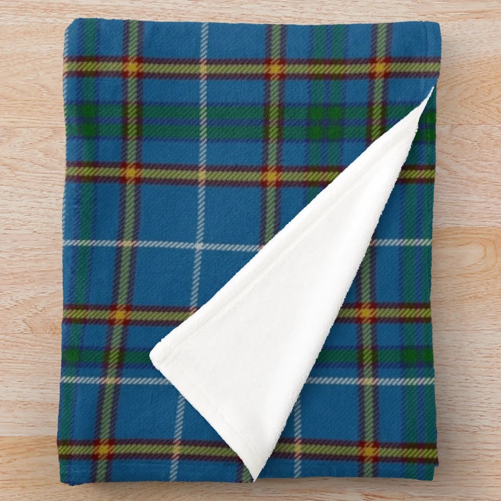 Bains Tartan Plush Blanket
