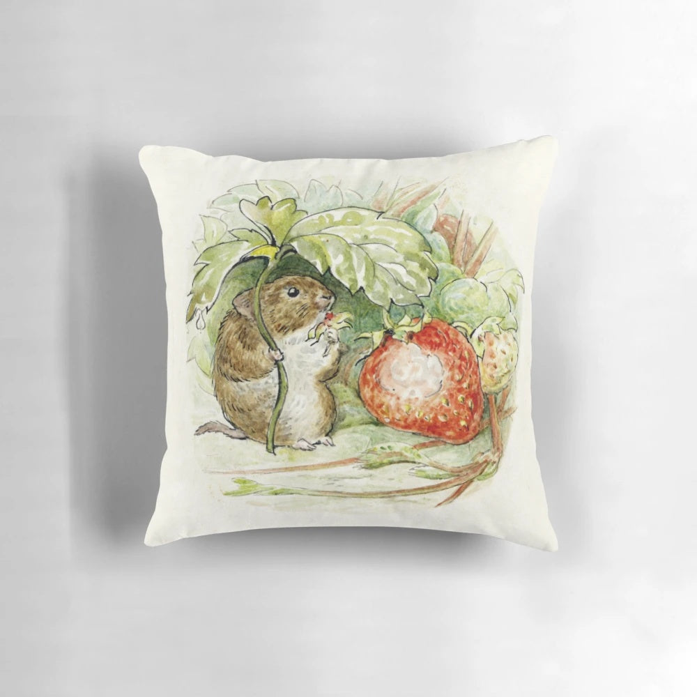 Timmy Willie Mouse Pillow Inspired by Beatrix Potter's Classic Children's Book Tale