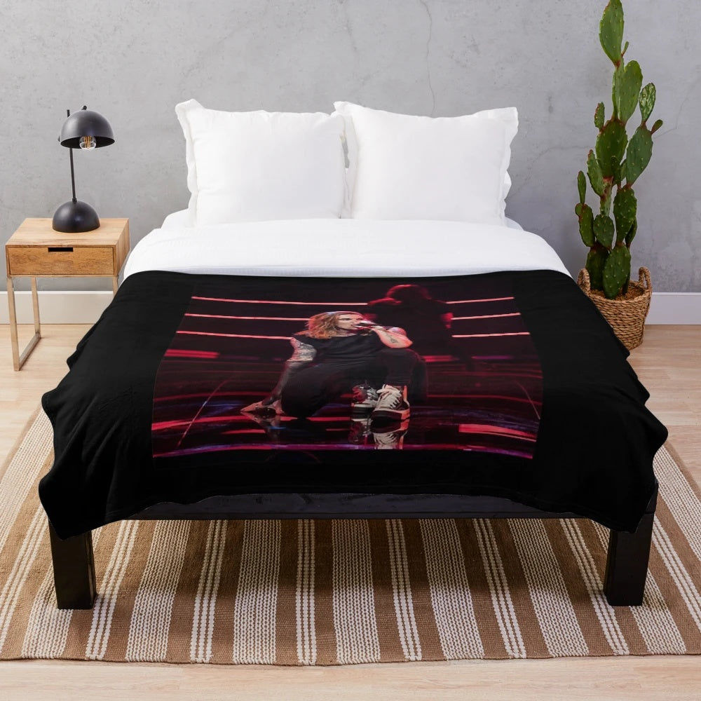 Blind Channel Inspired Plush Blanket - Soft and Cozy Music Fan Gift