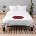 bmx plush blanket with primo bicycle logo and freestyle cycling design