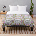 Caduceus Roses Nurse Plush Blanket