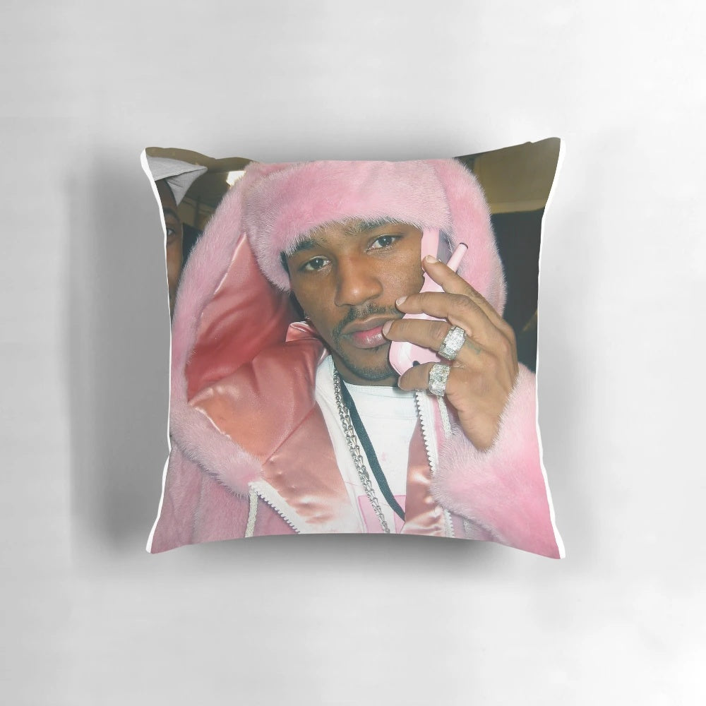 Cam'ron-inspired hip-hop pillow featuring the "Killa" logo