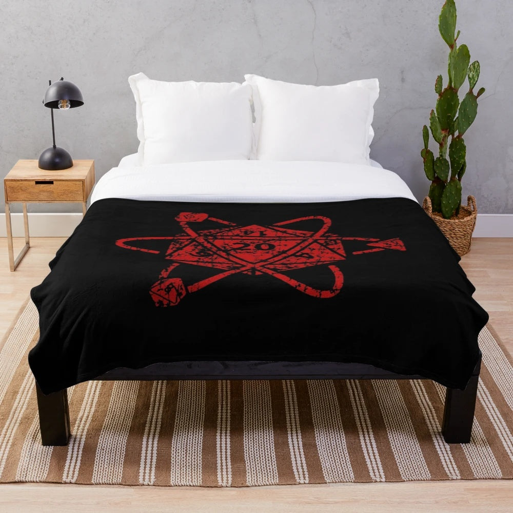 Cozy Dungeons and Dragons D&D Plush Blanket