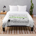 Parks and Recreation Themed Plush Blanket with Memorable Quotes