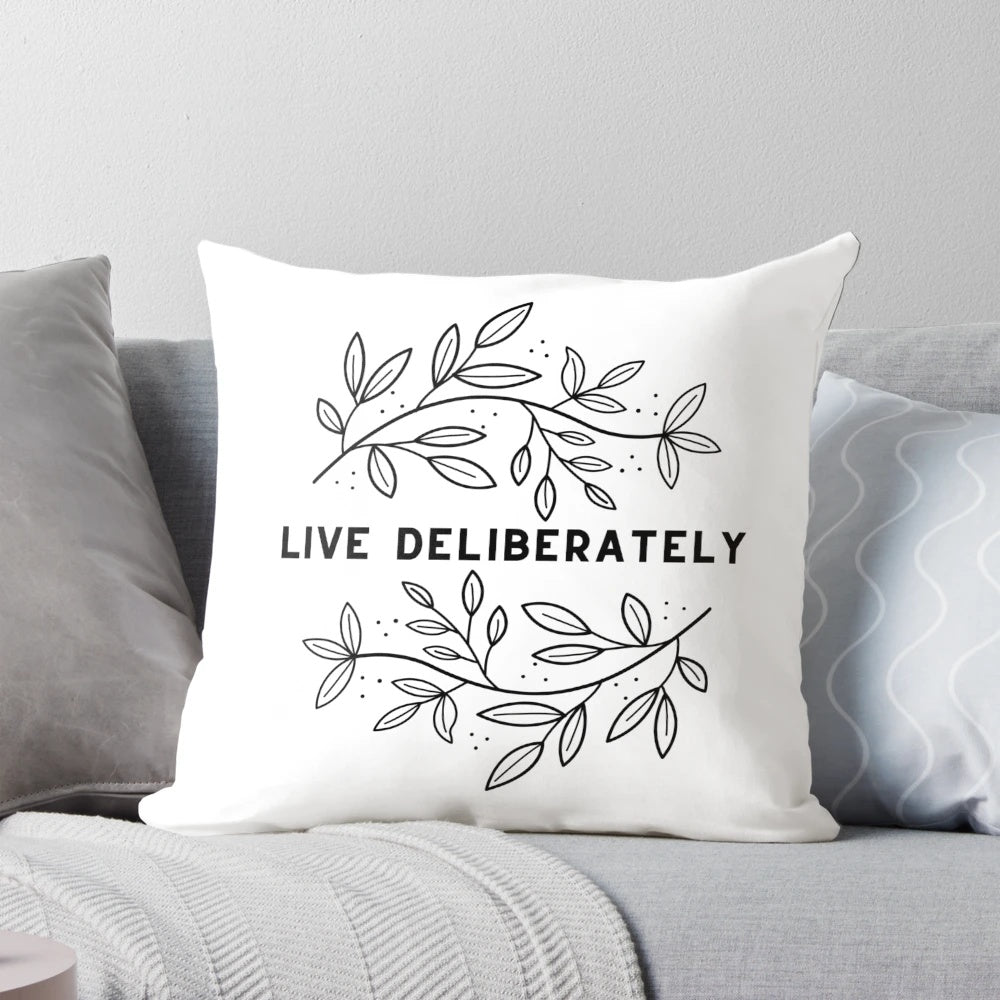 A plush, high-quality pillow featuring the iconic "Dead Poets Society" motif, perfect for poetry lovers and fans of the film.