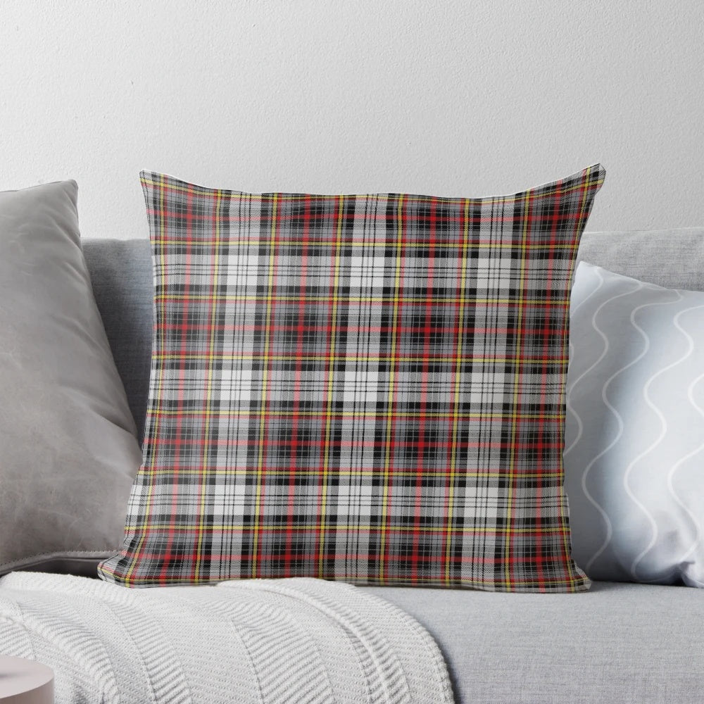 A decorative pillow featuring the official Douglas clan tartan pattern, great for showcasing your Douglas family heritage.