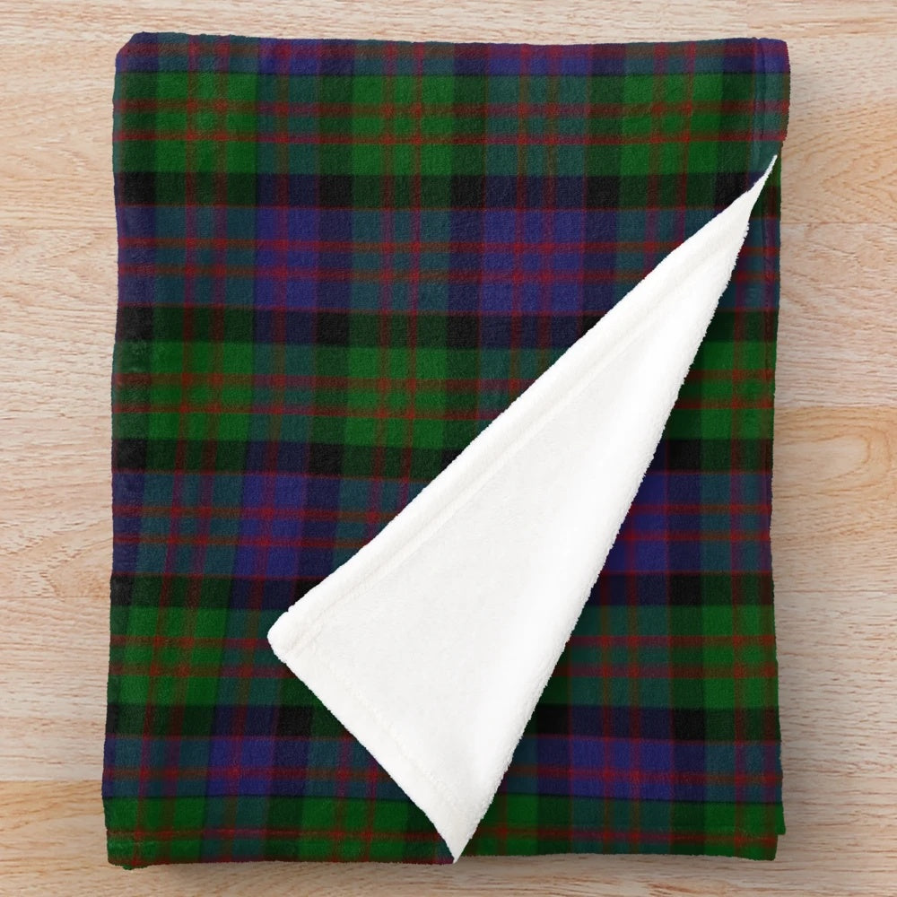 Macdonald Clan Tartan Plush Blanket - Cozy and Authentic Scottish Heritage