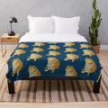 Soft and cozy plush blanket featuring the popular Cheems meme character
