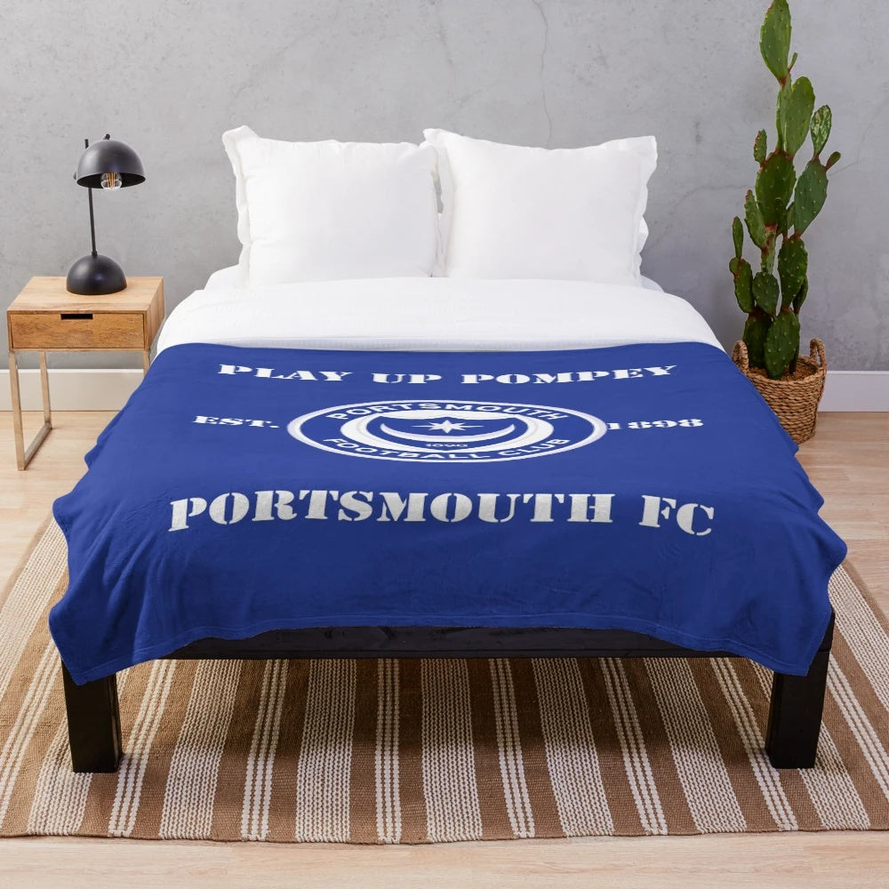 Portsmouth FC Plush Blanket
