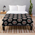 Clan Boyd Tartan Crest Badge Plush Blanket
