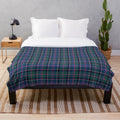 Clan Cooper tartan plush blanket