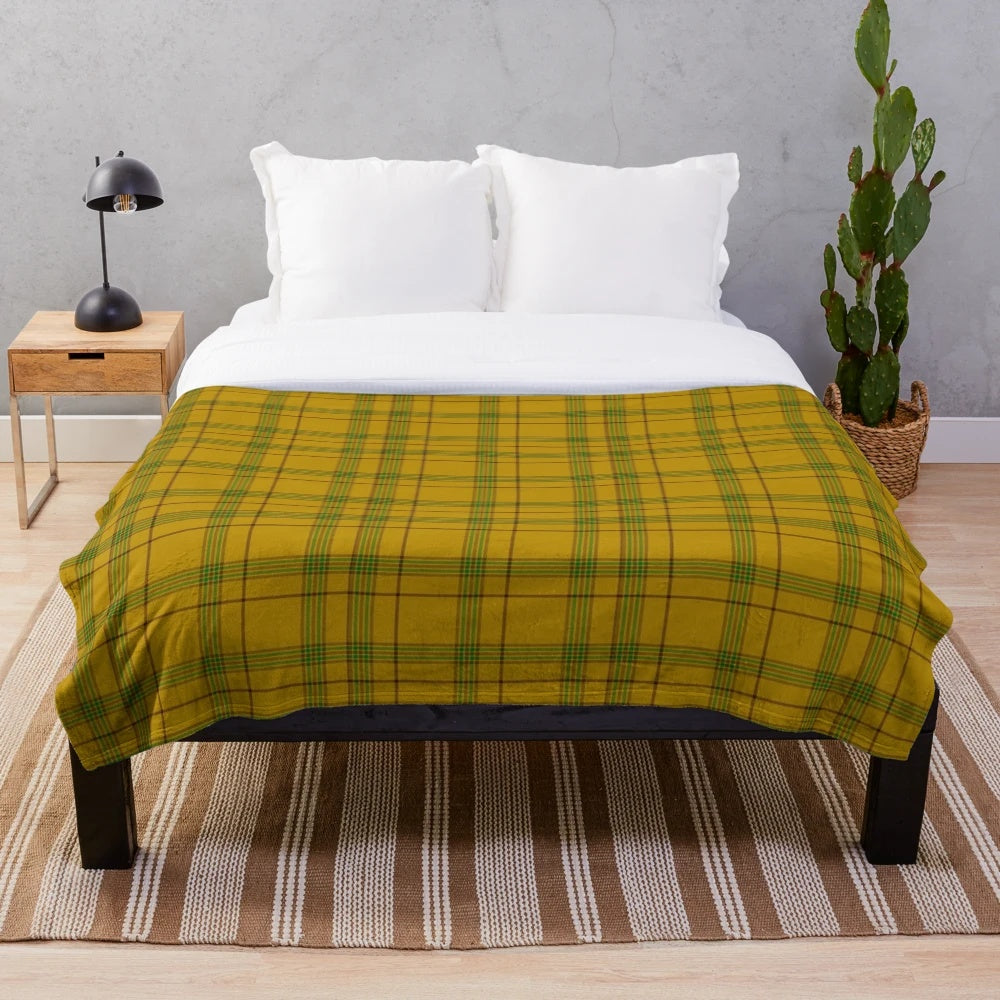 Clan Houston Tartan Plush Blanket