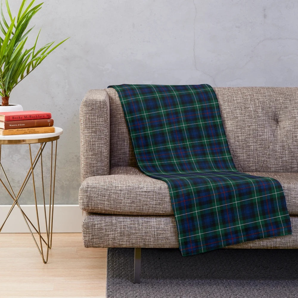 Clan Mackenzie tartan plush blanket