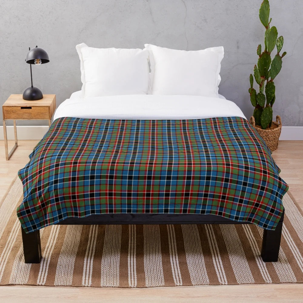 Clan Souter Tartan Inspired Plush Blanket