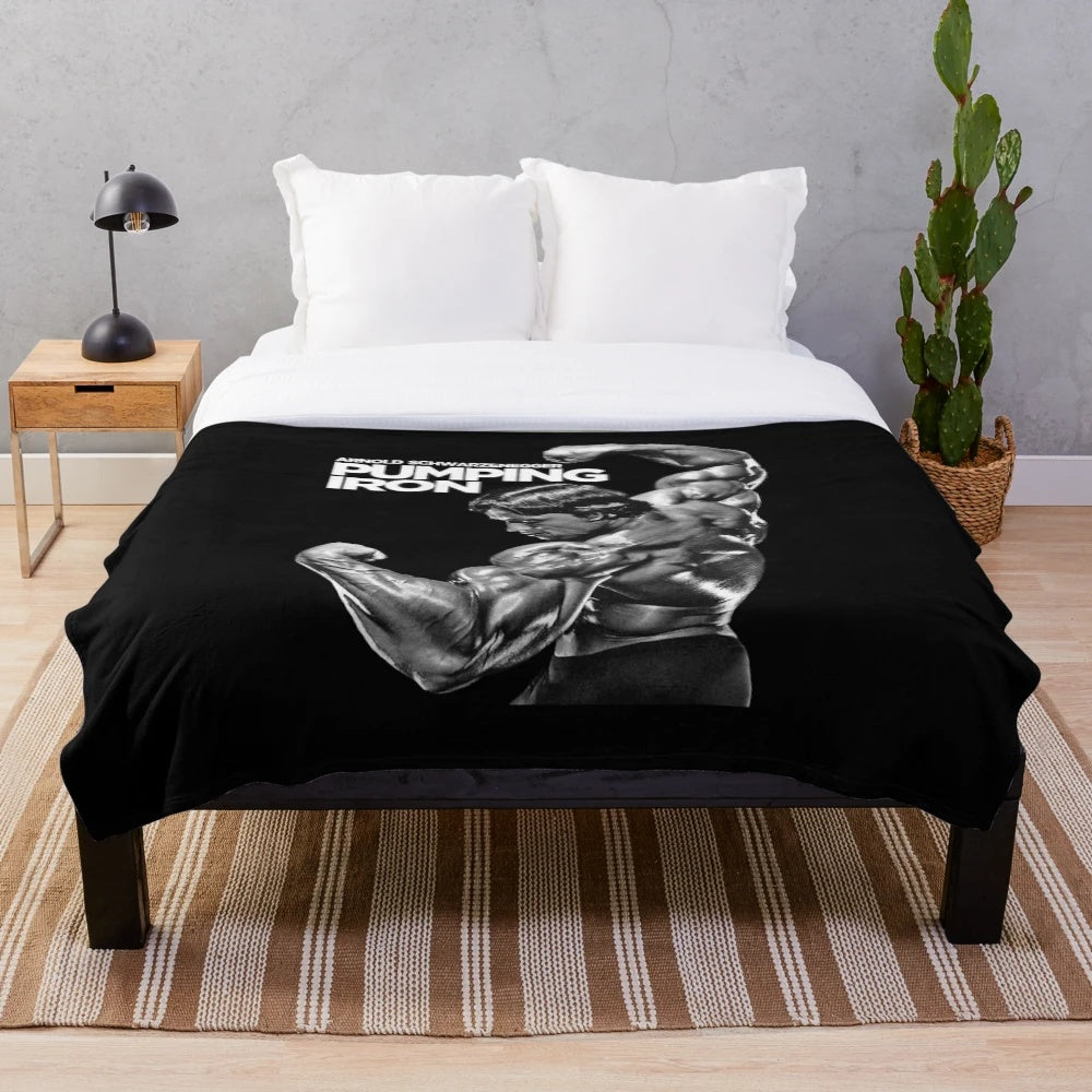 Arnold Schwarzenegger Classic Bodybuilding Plush Blanket