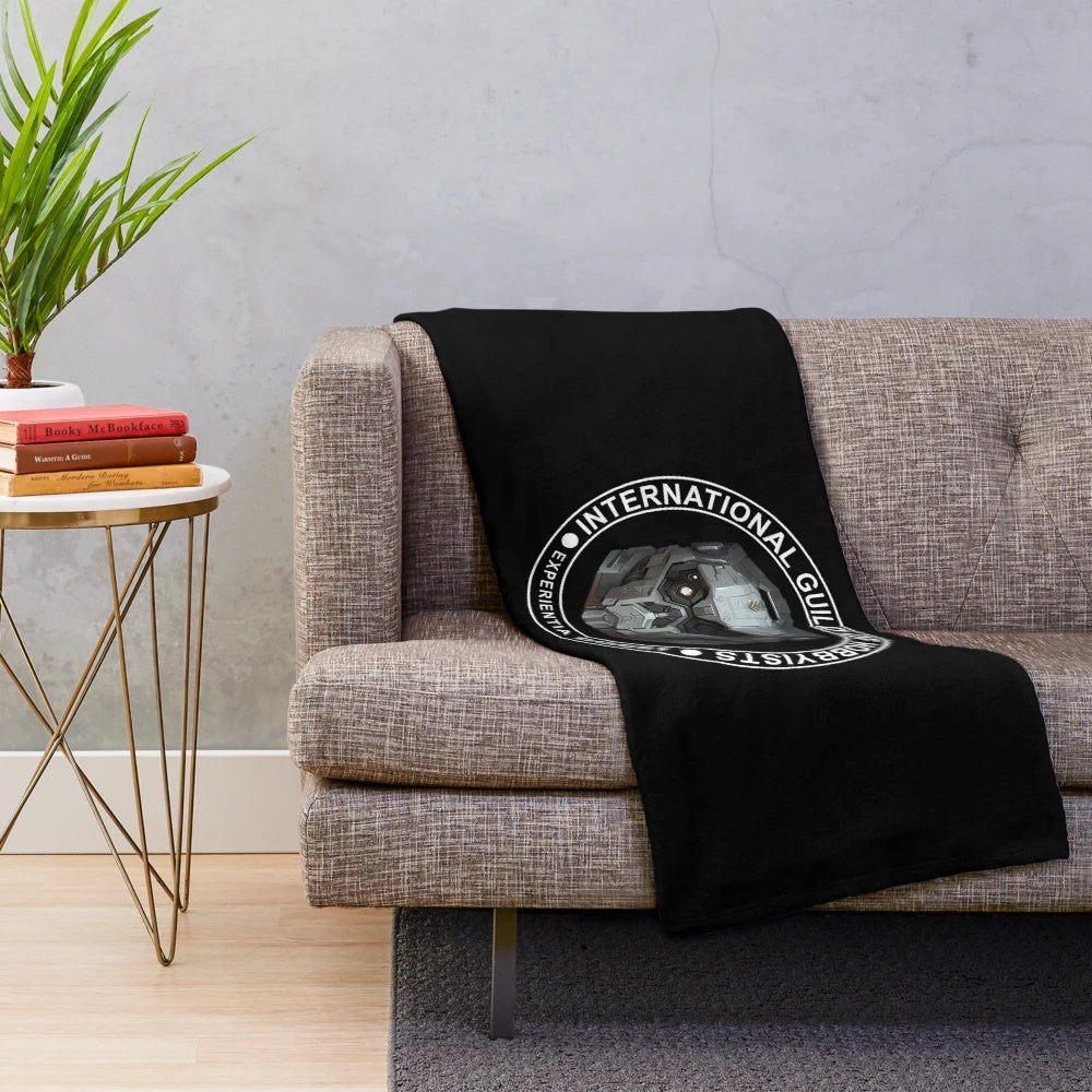 Solis plush blanket with Warhammer 40k-inspired design