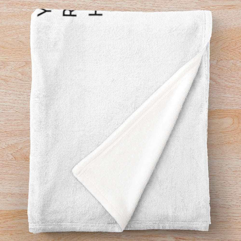 Cozy plush blanket featuring the "Fear Not" Bible verse