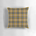 Cozy Cornish national tartan pattern pillow for coastal home decor