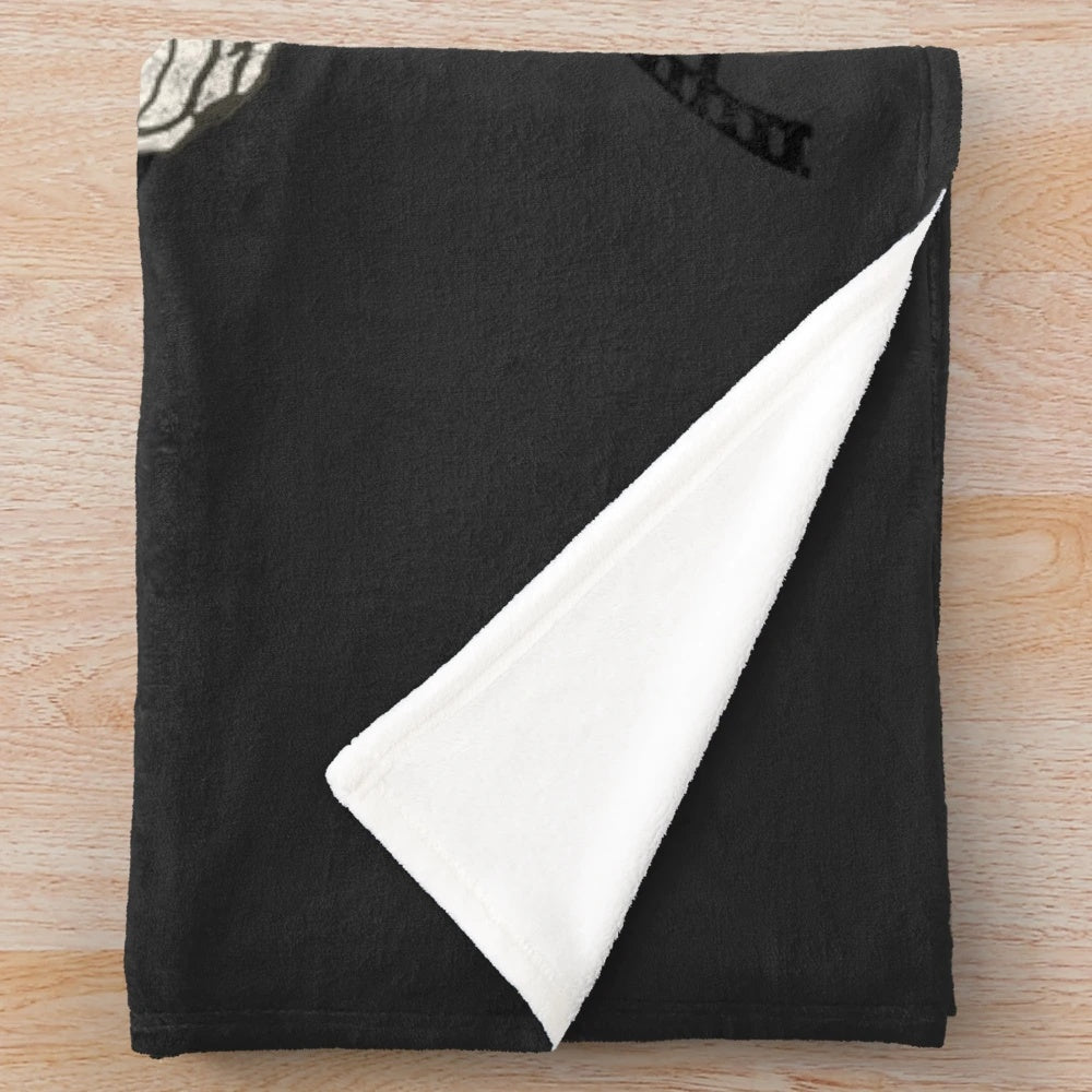 Cozy plush blanket with a space-themed cinematic design