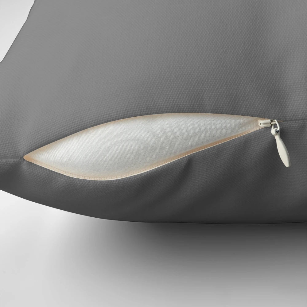 Cowboy-themed decorative pillow with a religious parody design