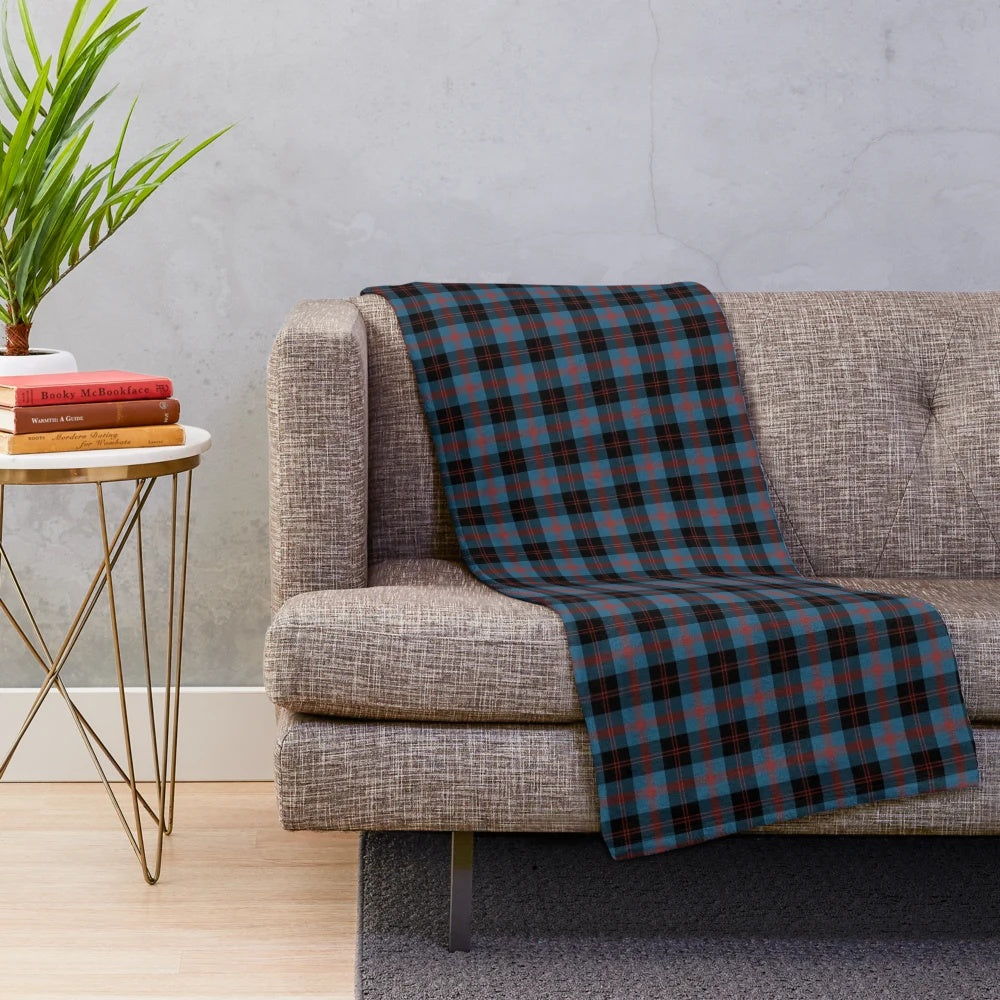 Angus Scotland tartan plush blanket